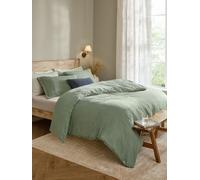 Yard Copripiumino e federa in mussola di cotone Yard Lark 100% Set verde