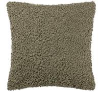 Yard Cuscino imbottito in poliestere Cabu - Morbido e spesso tessuto bouclè scandinavo testurizzato (Khaki - 45x45cm)