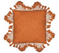 Yard Fodera per cuscino con nappe in macramè Anko