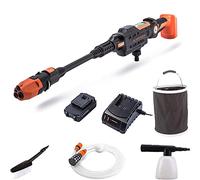 Yard Force 20V AquaJet Idropulitrice - con Batteria da 20 V / 2,5 Ah, Caricatore rapido, Max. 22 Bar
