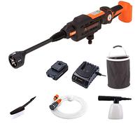 Yard Force AquaJet LW C02A - Rondella ad alta pressione senza fili, per irrigazione, pulizia e disinfezione, 20 V/2,5 Ah, pressione max. 22 bar, portata 180 l/h, con batteria 20 V/2,5 Ah