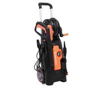 Yard Force EW U15C Rondella ad alta pressione, 2000 W, 150 bar, max. 440 l/h, ugello Vario Twist & turbo, tubo da 6,5 m, avvolgitubo integrato, manico telescopico, serbatoio per la pulizia