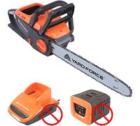 Yard Force Motosega a barra Oregon da 40 V, senza fili, 35 cm, parte della gamma GR 40, solo corpo, LS G35W, arancione