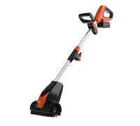 Yard Force Pulitore a batteria da 20 V LW CPC2, batteria agli ioni di litio da 2,0 Ah, larghezza di lavoro 200 mm, velocità di rotazione regolabile, rotazione della spazzola in avanti/indietro, manico