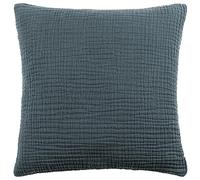 Yard furn Lark Cuscino Imbottito Di Poliestere - Morbido Minimalista Testurizzato Mussola Cotone Cuscino Decorativo (Dusk - 45x45cm)