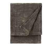 Yard Heavy Chenille Coperta - Coperta decorativa di lusso in morbido velluto per letto o divano (Carbone - 130x180cm)