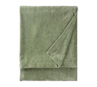 Yard Heavy Chenille Coperta - Coperta decorativa di lusso in morbido velluto per letto o divano (Eucalipto - 130x180cm)
