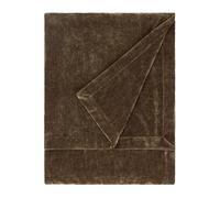 Yard Heavy Chenille Coperta - Coperta decorativa di lusso in morbido velluto per letto o divano (Marrone - 150x200cm)