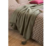 Yard Plaid in misto lana spazzolata Yard Lowen verde