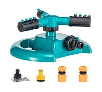 Yard Sprinkler, Automatic Garden Water Sprinkler, 8.27x7.48x3.74inches, 360° Rotation Irrigation System, Efficient Lawn and Flower Bed Watering, Ideal for Vegetable Patches, Nurseries, Parks, Kids