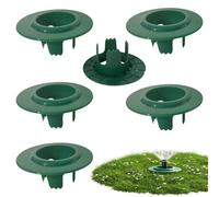Yard Sprinkler Guards - Easy Install Secure Fit | Sprinkler Spray Protective Covers | ABS, Adjustable Depth, For Lawn Yard Backyard Porch Farm Country Patio