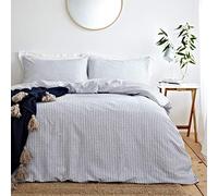 Yard The Linen Signature - Set Copripiumino Hazzy, Cotone, Blu, King