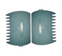 Yard Weed - Push Leaf Collector, compatto Groomer | Piano terra manuale con telaio leggero per la pulizia di salita, compensazione del percorso del giardino, carico superficiale della terrazza