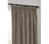 Yard Yard Heavy Chenille Blackout Piega a matita Tenda Grigio