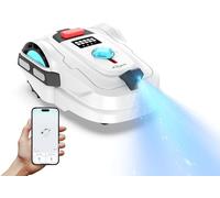 YARDCARE M800Plus Robot Tagliaerba Senza Filo Perimetrale, 800 m², Posizionamento GPS + Visione AI, Robot Tosaerba, Modalità di Taglio a U, Rilevamento di 150 Ostacoli, Ricarica Automatica, App