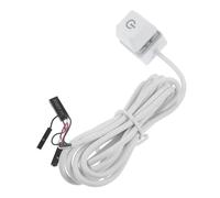 Yardenfun 1.65M Pulsante Accensione PC Esterno con Prolunga per Accesso Facile Accessorio Informatico per Desktop per Appassionati Computer