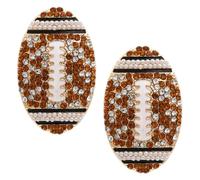 Yardenfun 1 Paio Pallone Rugby con Brillanti Design per Accessori Unici per Speciali e Abbinamenti Versatili