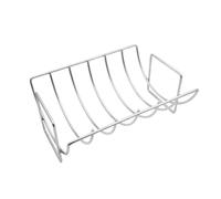 Yardenfun 1 Pezzo per Costolette Inossidabile per BBQ Rack per Bistecche Antideflagrante Struttura e Facile da Usare per Costolette e Arrosti Compatibile con Forni