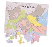 Yardenfun 1 Set Puzzle Educativo Della Mappa Della per Interattivo Sviluppa Coordinazione e Riconoscimento delle Forme per Ragazze