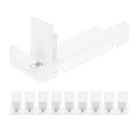 Yardenfun 10 pezzi di spingitori per scaffali per bevande: scaffali per esposizione sigarette - espositore automatico a molla - organizzatore per lattine di soda per mercato 18 cm/7''