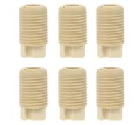 Yardenfun 10 pezzi G9 portalampada - portalampada filettato per lampade a sospensione - in plastica di ricambio per lampadina alogena a LED