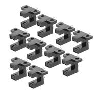 Yardenfun 10 pezzi Sensori Fotoelettrici Infrarossi Interruttori Ottici Slot in Abs Resistenti per Rilevazione Riflessiva per Contatori Banconote Stampanti e Attrezzature Industriali