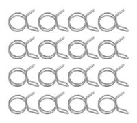 Yardenfun 100 Pezzi Fascette Stringitubo a Molla in Acciaio 304 Morsetti a Tenuta Stagna per Tubi Flessibili Clip Giardino per Sistemi di Irrigazione e Riparazioni Tubi