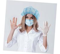 Yardenfun 100pezzi Cuffie in Tessuto Non Tessuto Per Laboratori Di Medica Servizi Di e Officine Design Elastico Traspirabilità Eccellente Riduce La Sudorazione Della