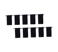 Yardenfun 10pezzi Borsa Portaoggetti Floccata Coulisse Astuccio Per Gioielli e Orologi Borsa Per Orologi e Accessori Protezione Da Polvere Per Uso Quotidiano