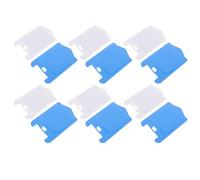 Yardenfun 12 Pezzi Adesive Doppia Faccia per Acchiappare Insetti Volanti, Ricambio Facile da Sostituire in Abs, per Ambienti Montati a Muro e Ambienti di Cucina