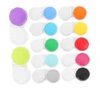 Yardenfun 12 pezzi Porta Compatto Custodia Rotonda Resistente e Portatile per Cosmetiche Organizer Piccolo e Pratico per Viaggi