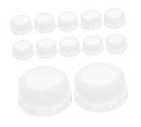 Yardenfun 12 Pezzi Tappi per Taniche Plastica Robusto con Filettatura Grossa e Guarnizione Copertura e Resistente per Contenitori Chimici e Carburante