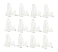 Yardenfun 15 Pezzi Espositore per Monete Triangolare Supporto Stabile in Resistente per Numismatiche per Monete Medaglie e Oggetti da Esposizione