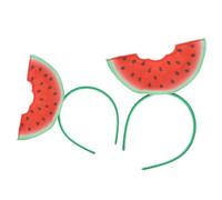 Yardenfun 2 cerchietti con anguria, divertenti accessori per capelli estivi, per donne e ragazze, con stile cartoni animati, per momenti indimenticabili