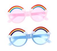 Yardenfun 2 Paia Occhiali Sole per Montatura Rotonda Cartone Uv Accessorio per Esterni Sicuri Indossare per Ragazzi Ragazze