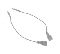 Yardenfun 2 Pezzi Cavo di Conversione per Apparecchi da Massaggio e Fisioterapia, Plastico Resistente, Connettore 2.5mm 3 Pin Femmina a 2.0mm Maschile, per Studi Terapeutici e Camere da