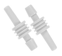 Yardenfun 2 pezzi Connettore Adattatore per Tubo Aria Singolo Accessorio Sfigmomanometro per Bracciale Connessione Stabile e Durevole per Monitor Pressione Casa e Ospedale