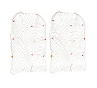 Yardenfun 2 Pezzi di Rete da Pesca in Stile Mediterraneo Decorazioni Appese Nautiche Decorazioni Oceaniche per La Casa