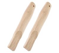 Yardenfun 2 Pezzi Manico in Legno per Martello a Testa a Forcella Piccolo Foro Quadrato, Sostituzione Facile e Adatta per Carpenteria e Riparazioni Edili