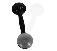 Yardenfun 2 pezzi Occlusore Occhio per Test Visivo Copertura Oculare Palmare in Strumento Ottico Anti-skid per Famiglia Scuola e Ospedale Colore Nero e Chiaro