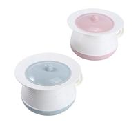 Yardenfun 2 Pezzi per Plastica PP Spesso con e Vasino Antiodore Piccolo Orinale Casa per e Blu