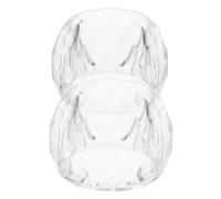 Yardenfun 2 Pezzi Portatovagliolo Cristallo Trasparente per Matrimoni e Feste Decorazioni per Tavolo Resistente per Festivi