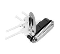 Yardenfun 2 Pezzi Pulsante Dual Flush per Wc in Plastica Resistente per Serbatoio Ricambio Compatibile per Famiglia e Hotel Colore Casuale