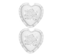 Yardenfun 2 stampi per dare forma alla frutta: stampo a forma di cuore per il tuo giardino o frutteto fai da te - Stampo in plastica riutilizzabile per pere e pesche - per frutta a tema San