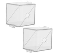 Yardenfun 2 stampi per la crescita e la modellatura della frutta, stampo quadrato trasparente per pomodori, stampo cubico per ortaggi per giardinaggio, strumento innovativo per modellare la frutta per