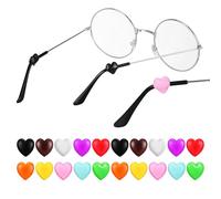 Yardenfun 20 Pezzi Impugnature Antiscivolo per in Silicone Ganci Orecchio Forma di Cuore Accessori per e Sole Facili da Installare e Resistenti senza Scivolare