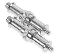 Yardenfun 2pezzi Adattatore Per Vite Filettata Maschio Perno Vite Per Supporto Luce Flash in Metallo Finitura Elettrodeposata Facile Da Montare e Smontare Adatto Per Accessori Fotografici