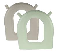 Yardenfun 2Pezzi Cuscino WC Lavabile Coprisedile e Riutilizzabile per Bagno Comfort e Protezione Termica Adatto per Tutti Tipi Colori