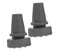 Yardenfun 2pezzi Gommini Per Stampelle Da Trekking Protezione Punta in Gomma Adattatore Per Bastoncini Da Escursionismo Cuscinetto Per Stampelle Grigio Accessori Per Bastoni Da Montagna