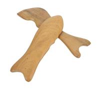 Yardenfun 2pezzi Raschietto in Legno Piastra Raschiante Per Del Corpo Strumento Per Raschiare Piastra Raschiante Per Migliorare La Circolazione Sanguigna e Metabolismo Leggero e Portatile